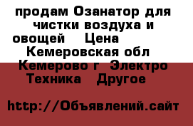 продам Озанатор для чистки воздуха и овощей  › Цена ­ 23 000 - Кемеровская обл., Кемерово г. Электро-Техника » Другое   